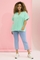 ZHENZI blouse korte mouw