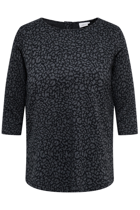 ONLY streep blouse met hartjes 3/4 m