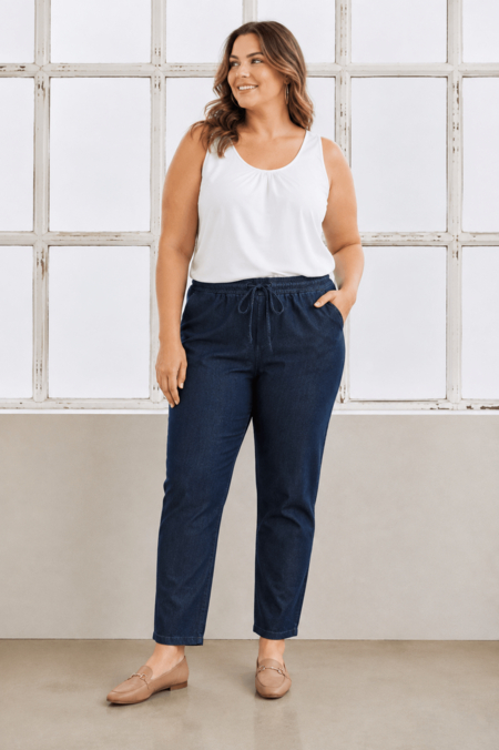 ZHENZI jeans rondom elastiek