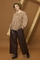 ZHENZI glitter blouse lange mouw