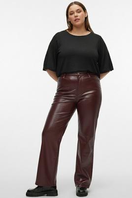 VERO MODA curve leatherlook broek