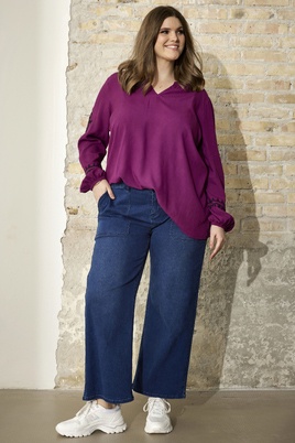 ZHENZI jeans broek wijd