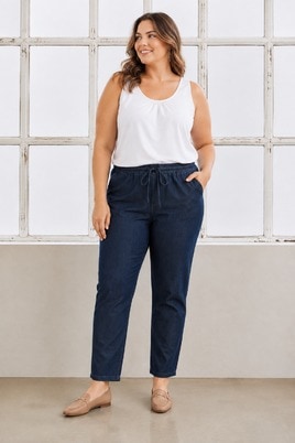 ZHENZI jeans rondom elastiek