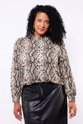Exxcellent shirt Ella snake print