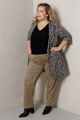 COLLETTA travel print blazer