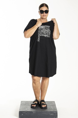 Gozzip Black tuniek opdruk voor